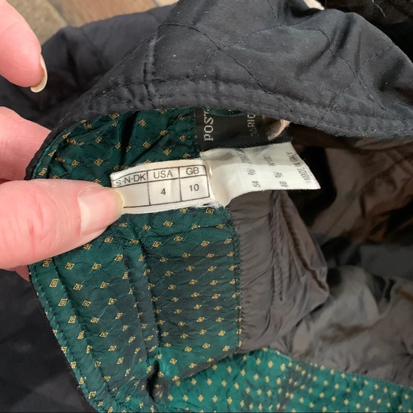 Post Card Vintage Black Quilted Snowpants - Picture 8 of 10